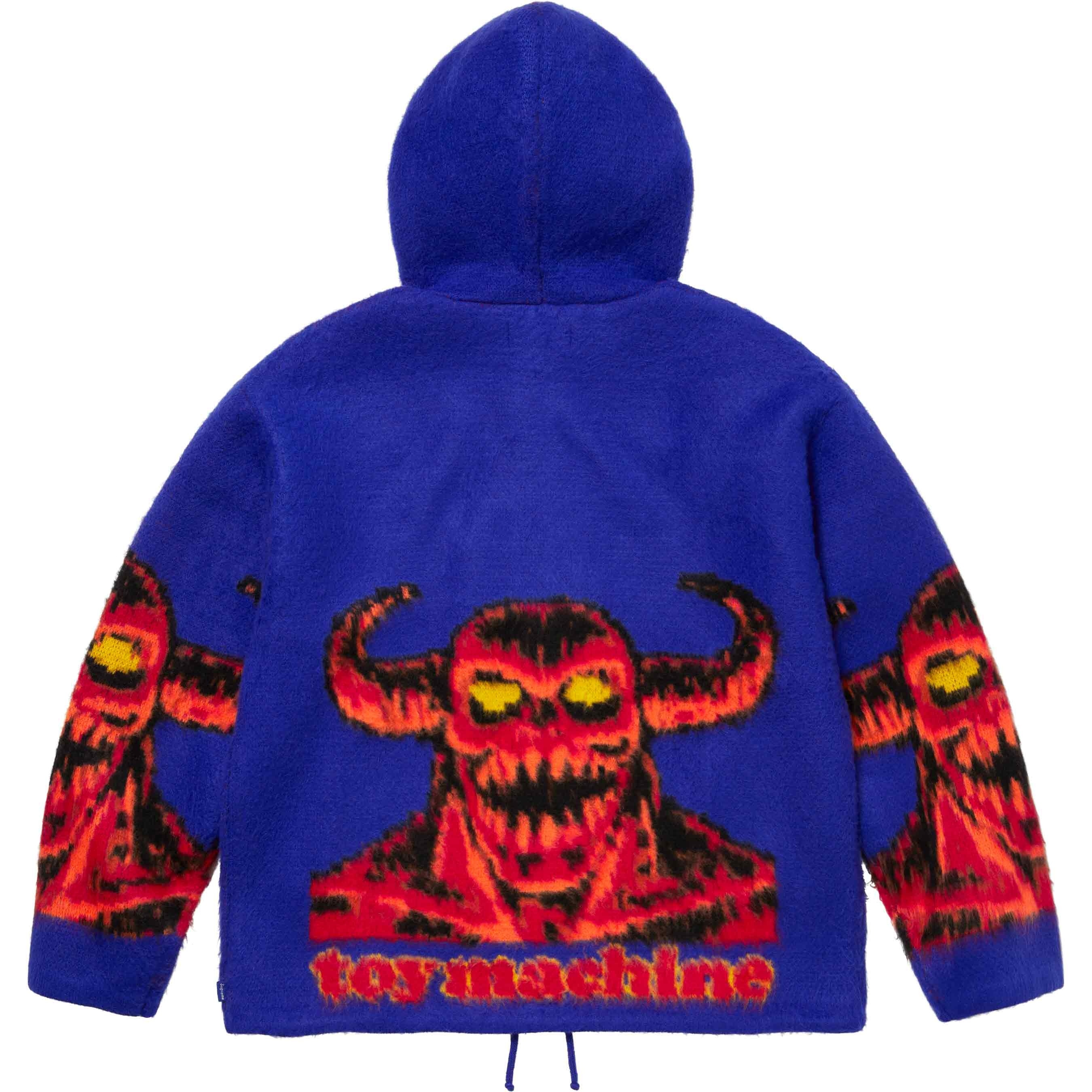 Supreme/Toy Machine Zip Up Hooded Sweater view 9